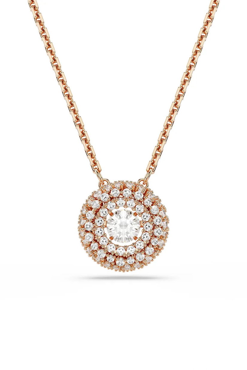 Swarovski lănțișor pentru femei placat cu aur zirconiu cubic SUBLIMA