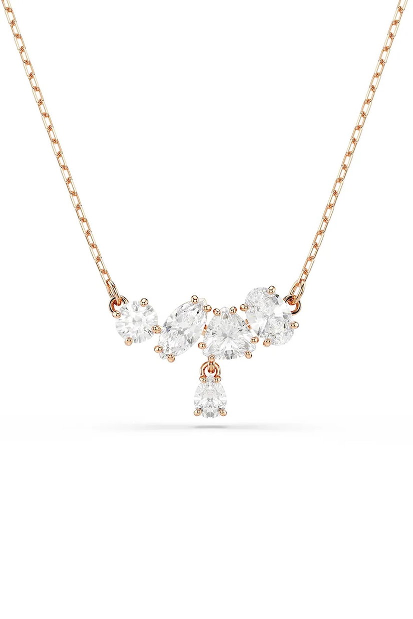 Swarovski lănțișor pentru femei placat cu aur zirconiu cubic MESMERA