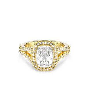 Swarovski inel pentru femei placat cu aur zirconiu cubic UNA