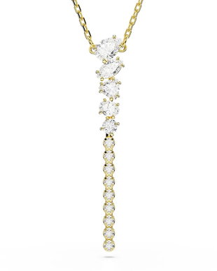 Swarovski lănțișor pentru femei placat cu aur zirconiu cubic MESMERA