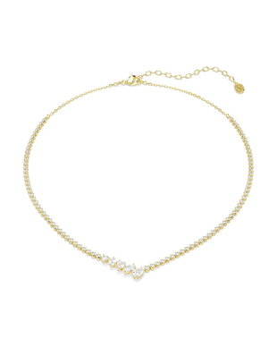 Swarovski lănțișor pentru femei din metal cu zirconiu cubic MESMERA