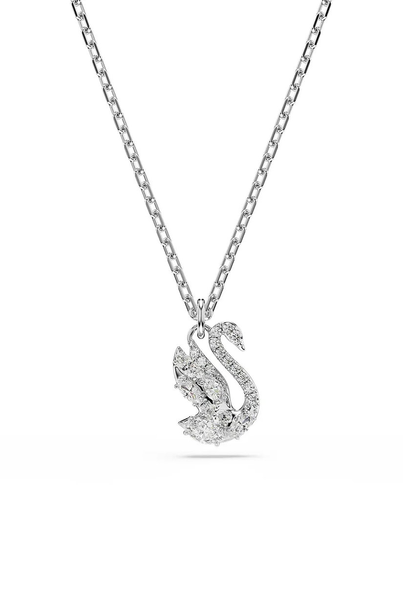Swarovski lănțișor cu pandantiv pentru femei din metal cu zirconiu cubic