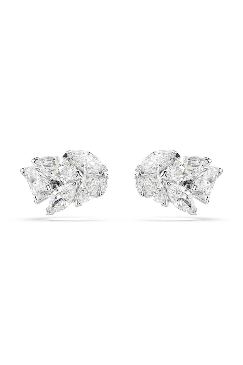 Swarovski ear cuff pentru femei din metal cu zirconiu cubic MESMERA pachet de 2