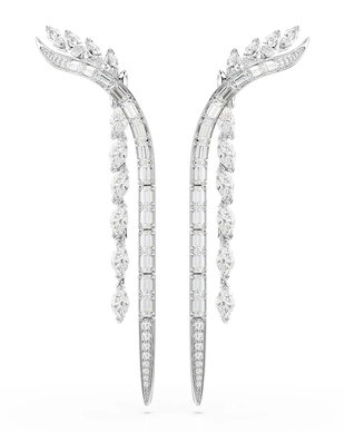 Swarovski cercei pentru femei din metal cu zirconiu cubic MESMERA