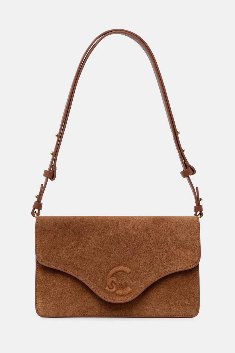 Coccinelle geantă crossbody pentru femei din piele