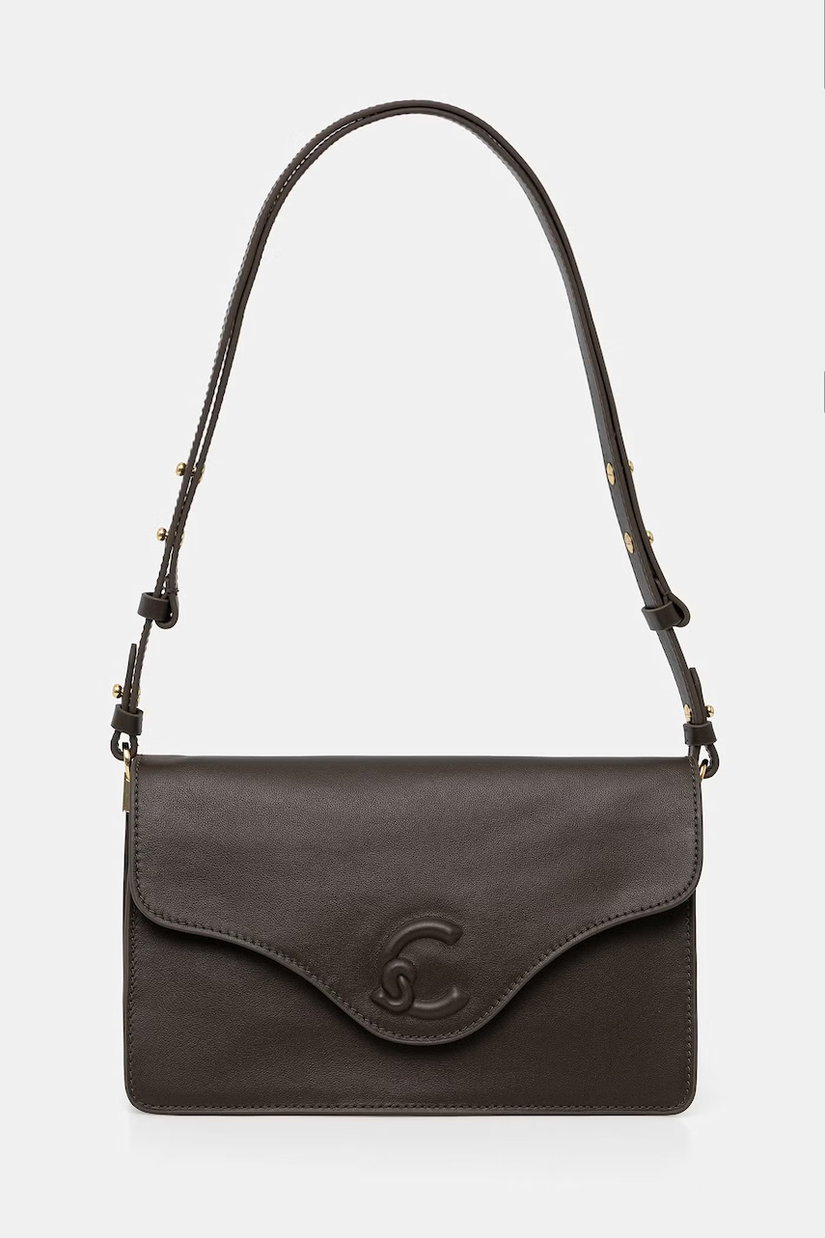 Coccinelle geantă crossbody pentru femei din piele