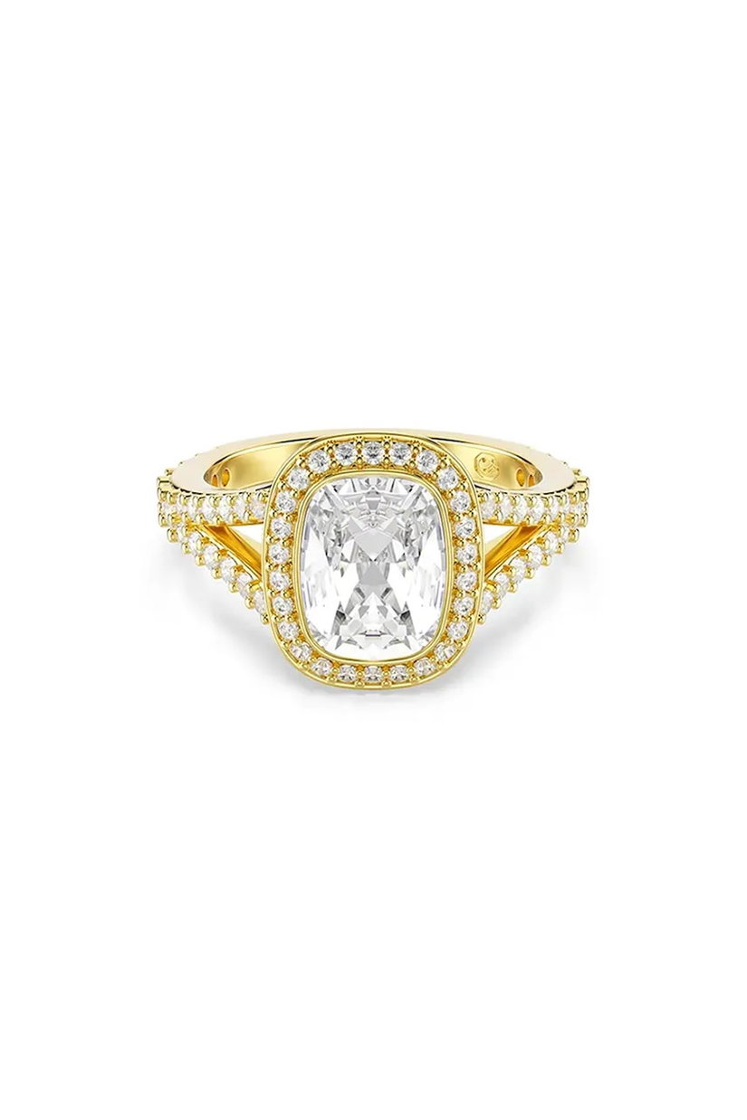 Swarovski inel pentru femei placat cu aur zirconiu cubic UNA