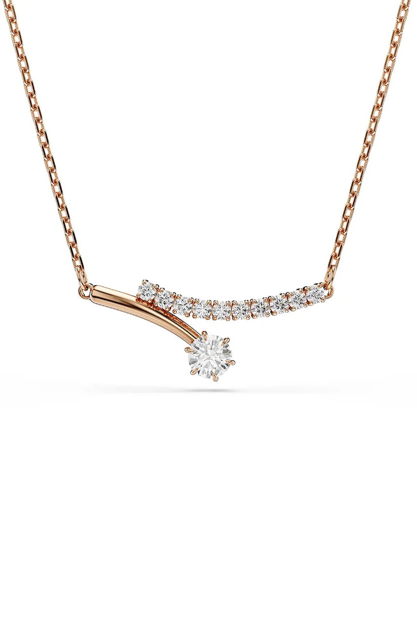 Swarovski lănțișor pentru femei placat cu aur zirconiu cubic MATRIX