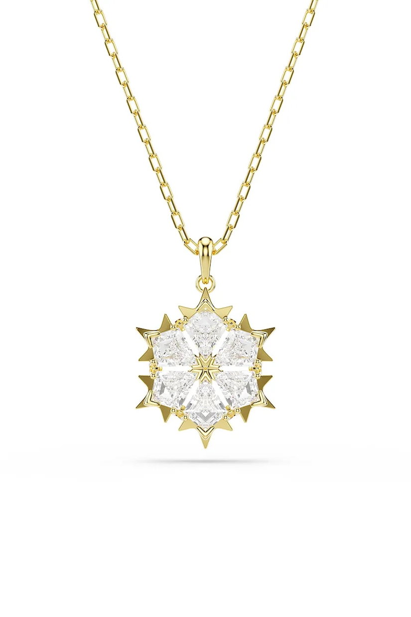 Swarovski lănțișor cu pandantiv pentru femei placat cu aur zirconiu cubic MAGIC