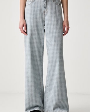 Guess Jeans blugi wide leg pentru femei