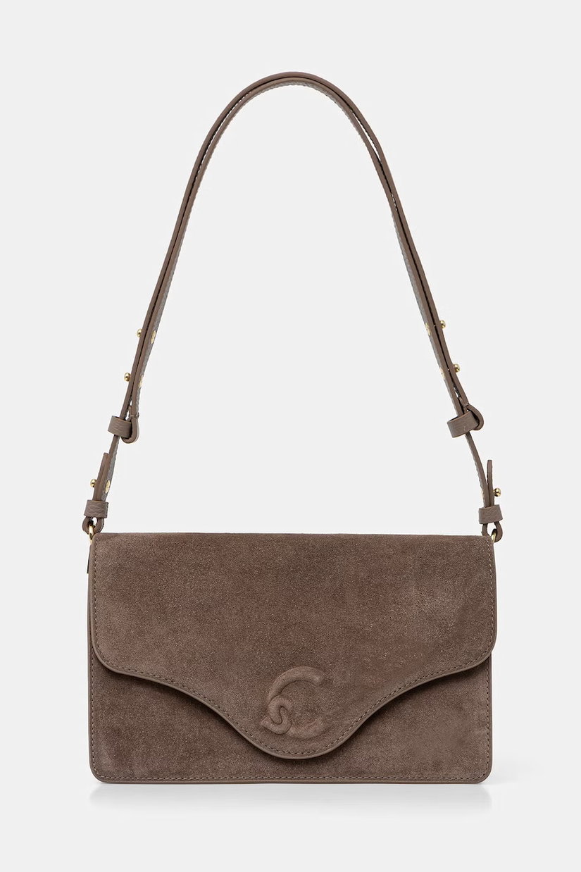 Coccinelle geantă crossbody pentru femei din piele