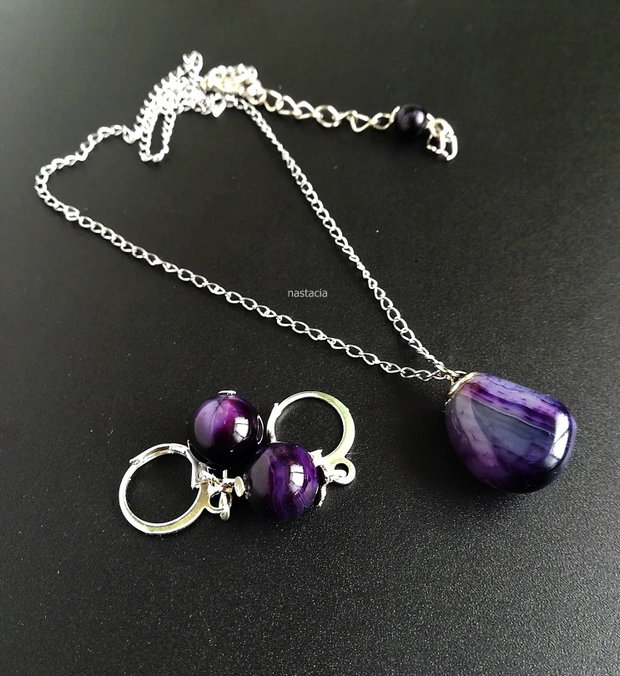 set agate mov argintat