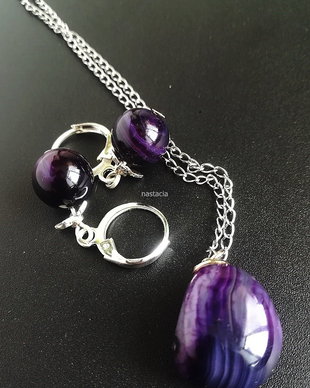 set agate mov argintat
