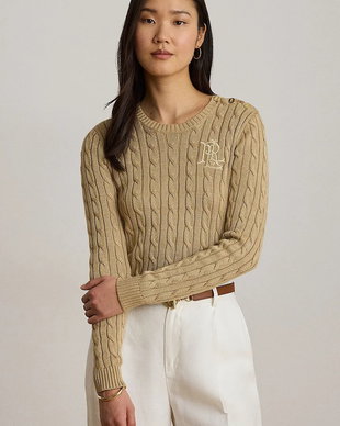 Lauren Ralph Lauren pulover pentru femei, cu bumbac