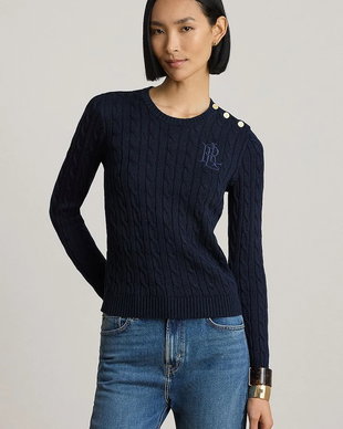 Lauren Ralph Lauren pulover pentru femei, cu bumbac