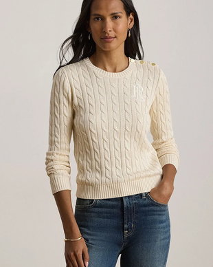 Lauren Ralph Lauren pulover pentru femei, cu bumbac