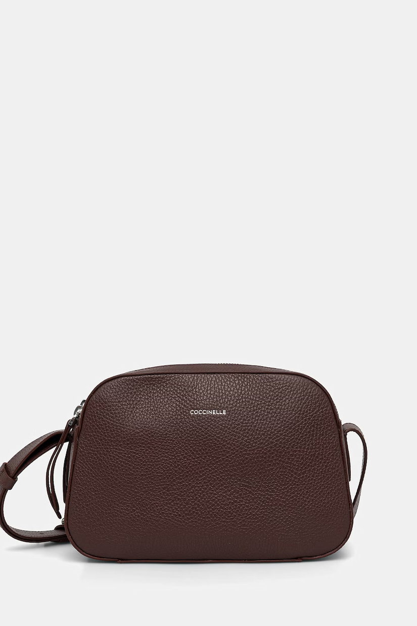 Coccinelle geantă crossbody pentru femei din piele