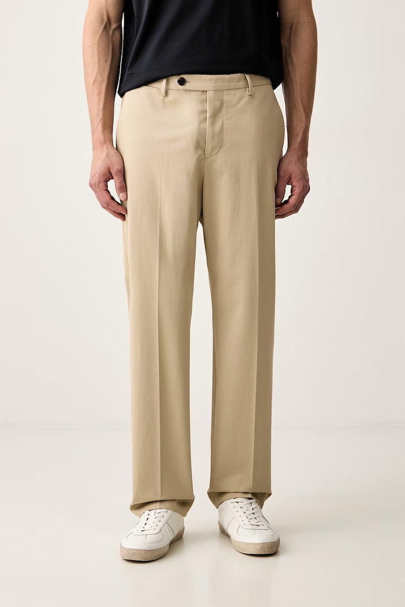 Tommy Hilfiger pantaloni de costum pentru bărbați din bumbac