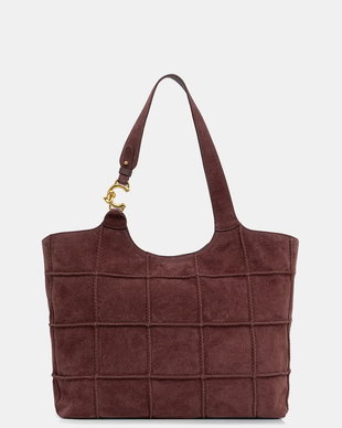 Coccinelle geantă shopper pentru femei din piele întoarsă