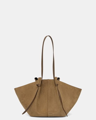 Yuzefi geantă shopper pentru femei din piele întoarsă LARGE MOCHI