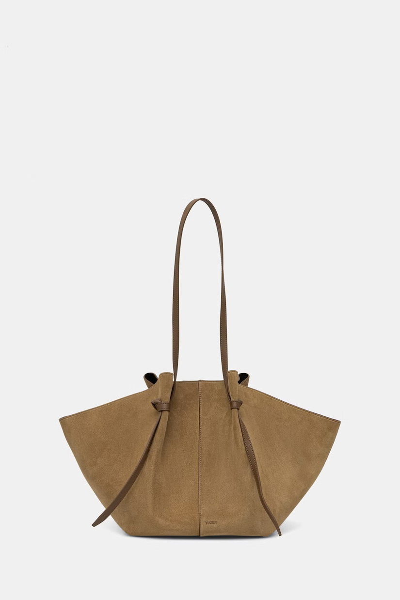 Yuzefi geantă shopper pentru femei din piele întoarsă LARGE MOCHI
