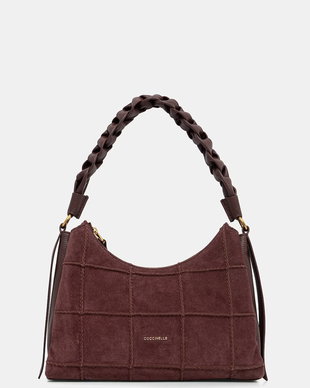 Coccinelle geantă shopper pentru femei din piele întoarsă