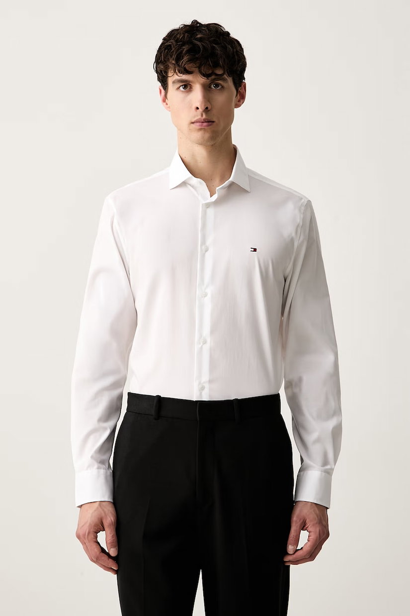 Tommy Hilfiger cămașă pentru bărbați cu bumbac