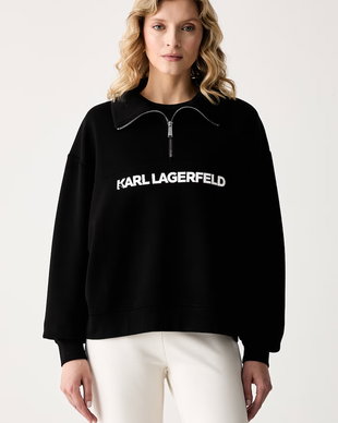 Karl Lagerfeld hanorac pentru femei cu vâscoză