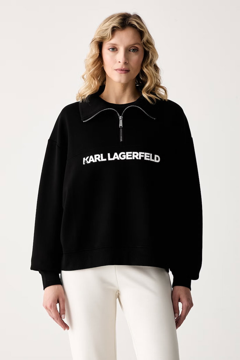 Karl Lagerfeld hanorac pentru femei cu vâscoză