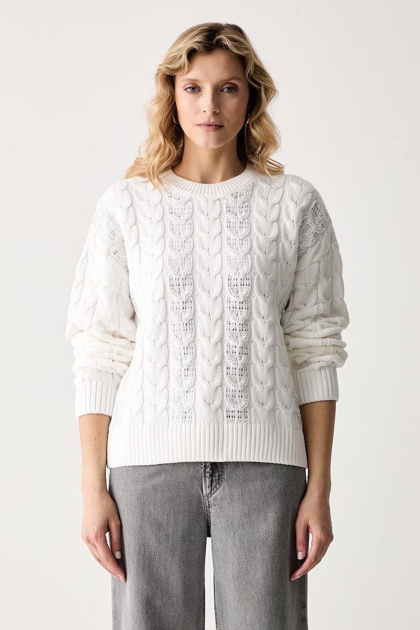 Guess pulover pentru femei cu bumbac CASSANDRA