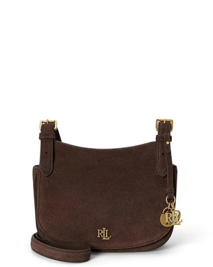 Lauren Ralph Lauren geantă crossbody pentru femei din piele întoarsă