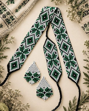 Set traditional verde