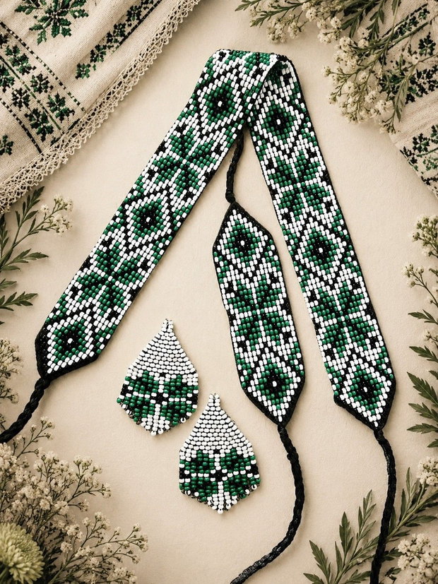 Set traditional verde