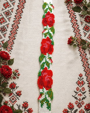 Zgardan trandafiri rosii