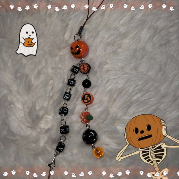 Breloc/Phone Chain handmade Spooky Halloween