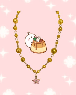 Colier handmade Honey Star