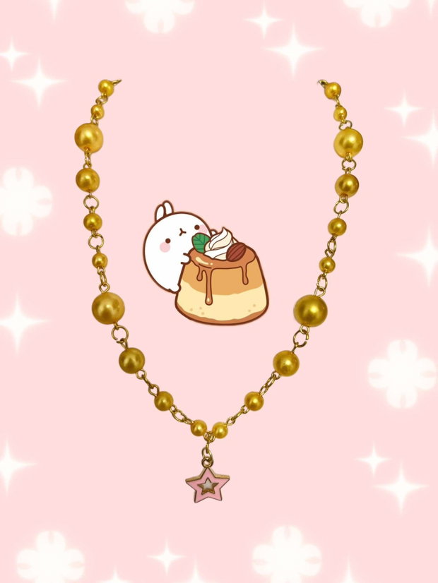 Colier handmade Honey Star