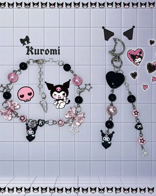 Set handmade Gothic Kuromi