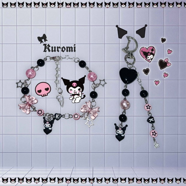 Set handmade Gothic Kuromi