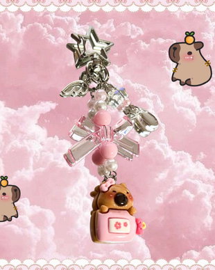 Breloc handmade Capybara