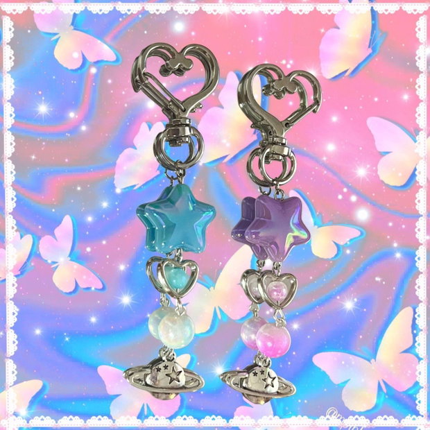 Breloc handmade Cosmic Stars