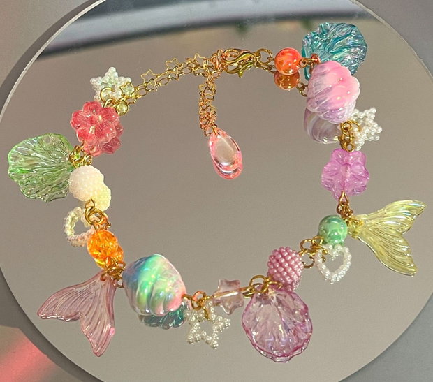 Bratara handmade Pastel Mermaid