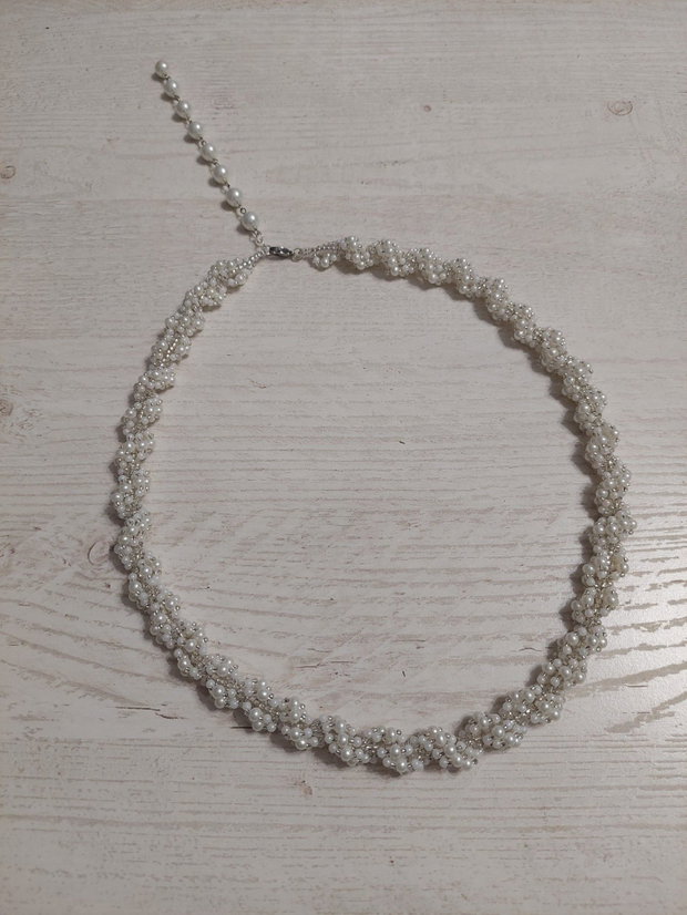 Colier cu perle pentru mireasa - Pearl Blossom