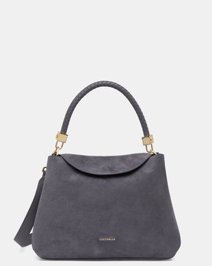 Coccinelle geantă crossbody pentru femei din piele întoarsă