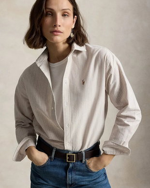 Polo Ralph Lauren cămașă oxford pentru femei din bumbac