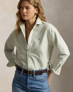 Polo Ralph Lauren cămașă oxford pentru femei din bumbac