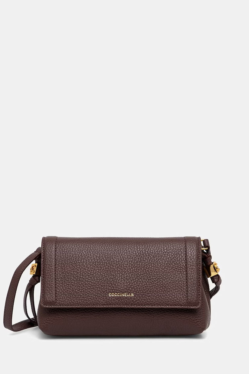 Coccinelle geantă crossbody pentru femei din piele