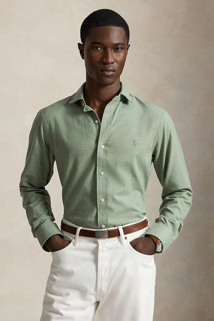 Polo Ralph Lauren cămașă pentru bărbați cu bumbac