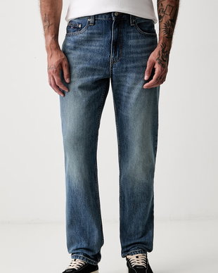 Tommy Jeans blugi straight pentru bărbați