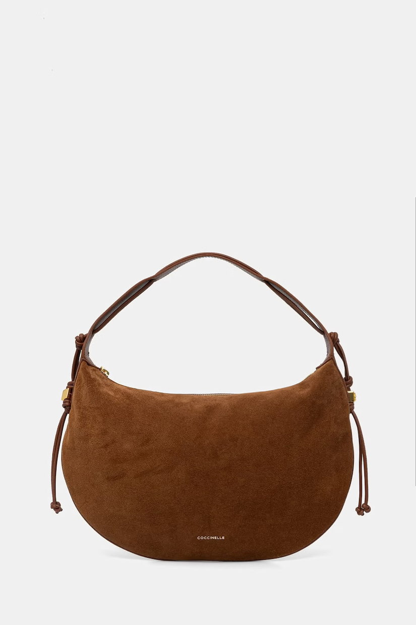 Coccinelle hobo bag pentru femei din piele întoarsă